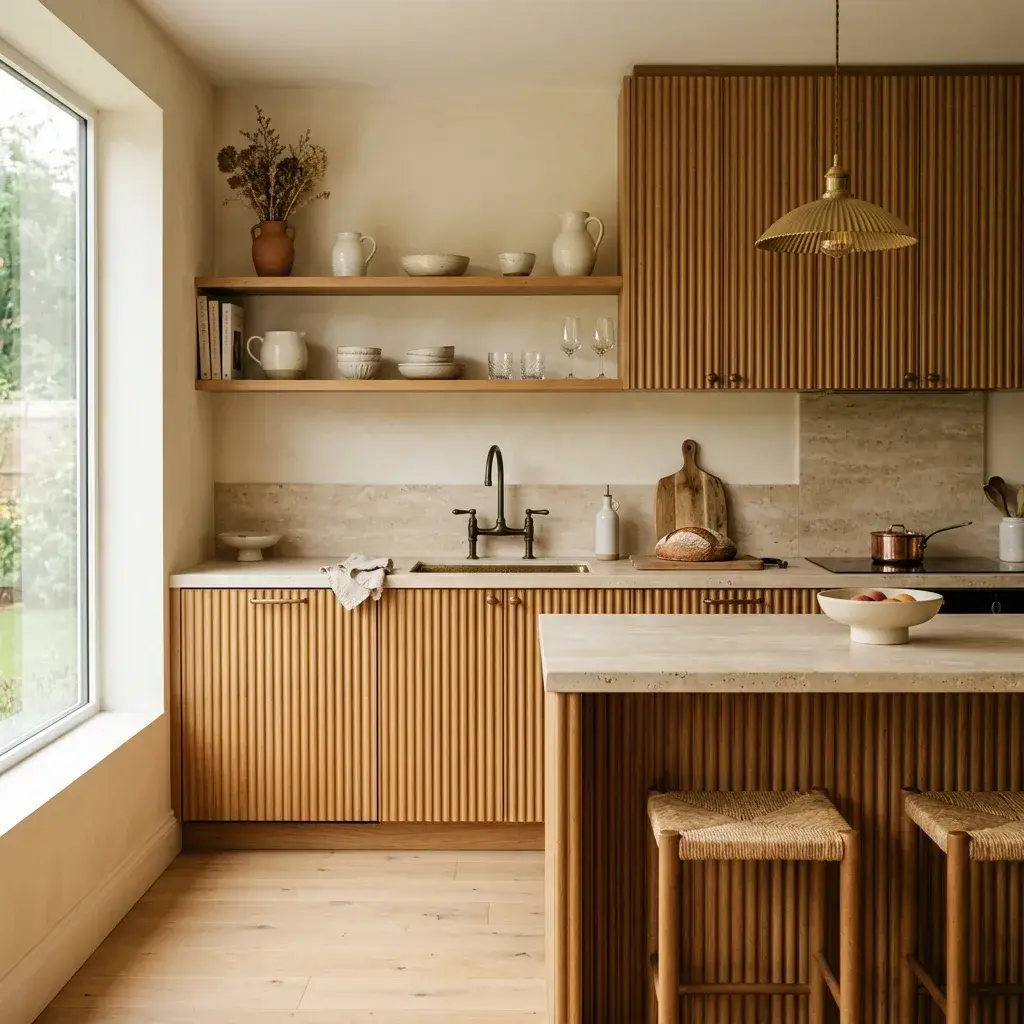 Cuisine Canelé — façades cannelées tendance 2025